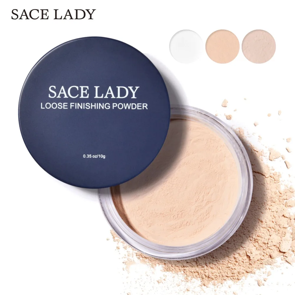 SACE LADY Face свободный порошок матовая отделка прозрачный установочный