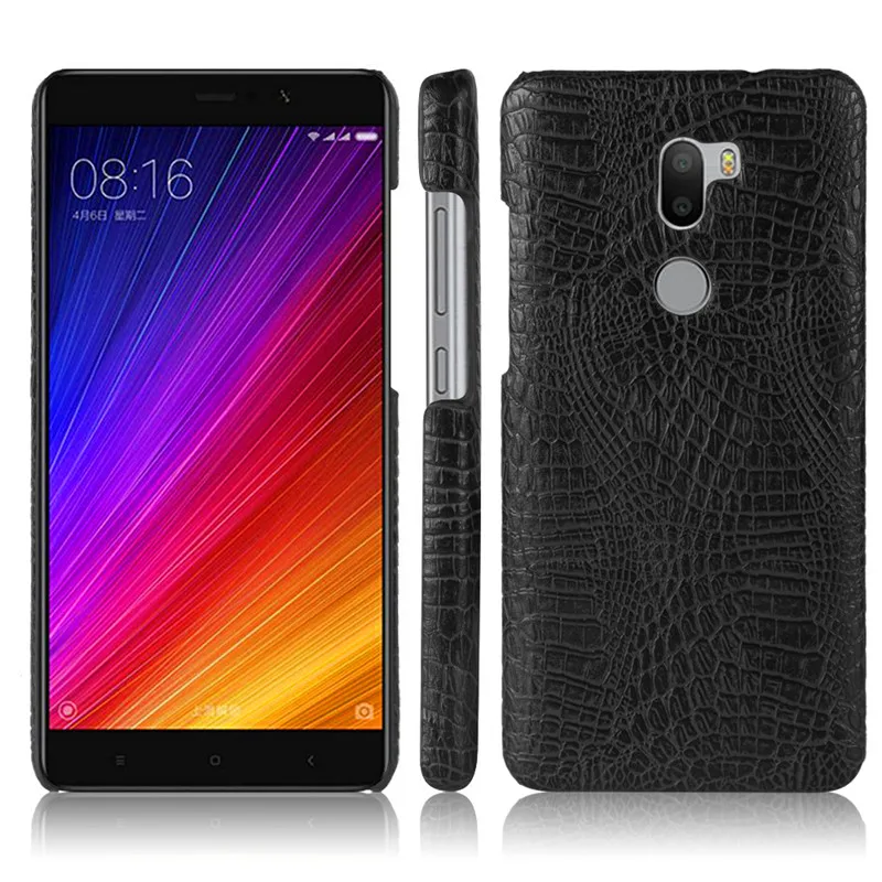 Чехол для Xiaomi Mi 5S Plus Mi5S качественный чехол из поликарбоната с крокодиловой