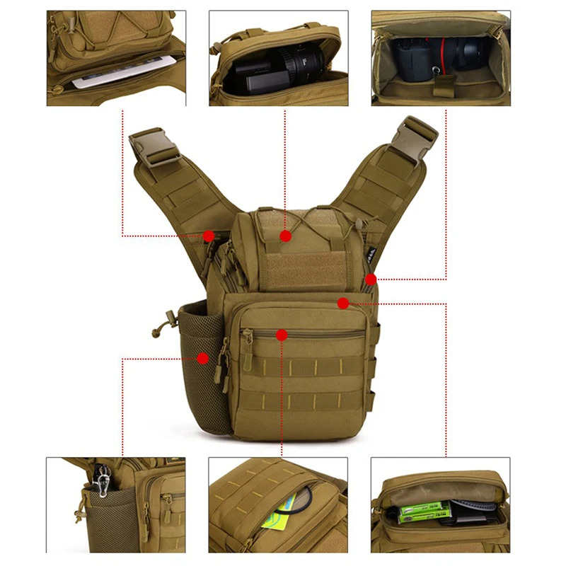 Водонепроницаемая сумка для цифровой зеркальной фотокамеры сумка-мессенджер на