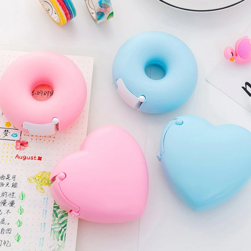 Клейкая лента Love Washi резак милый пончик изоляционная органайзер для хранения