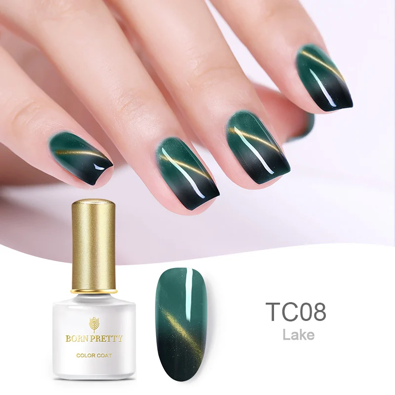BP-TC08 BORN PRETTY термальный Магнитный Гель-лак для ногтей с эффектом «кошачий глаз» лак 6 мл меняющий Цвет температуры гель для ногтей Soak Off Art UV гель лак - Цвет: BP-TC08
