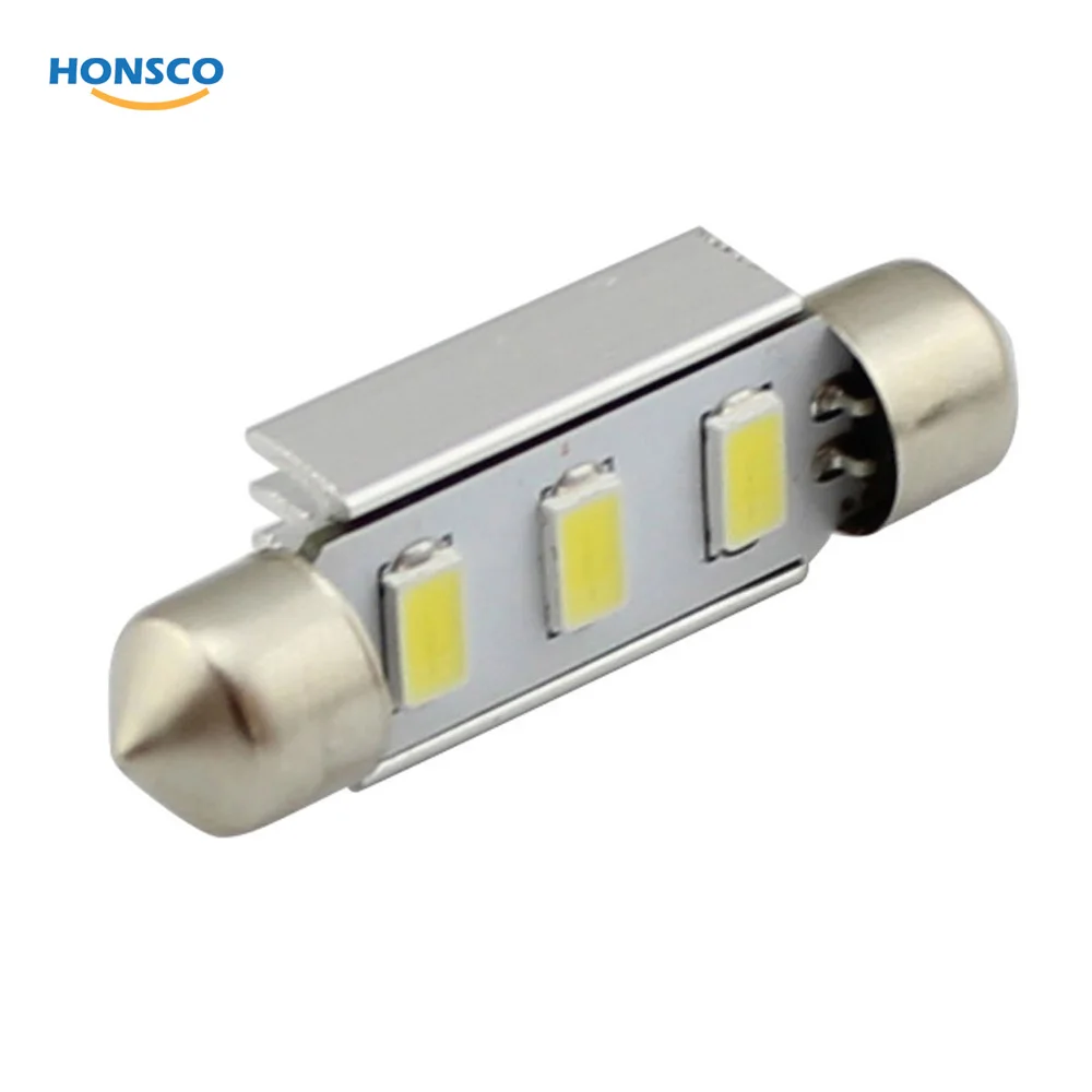 10 шт. 39 мм новый автомобиль белый 5730 SMD 3LED Лампы Canbus Купол гирлянда DC12V|festoon dome|festoon
