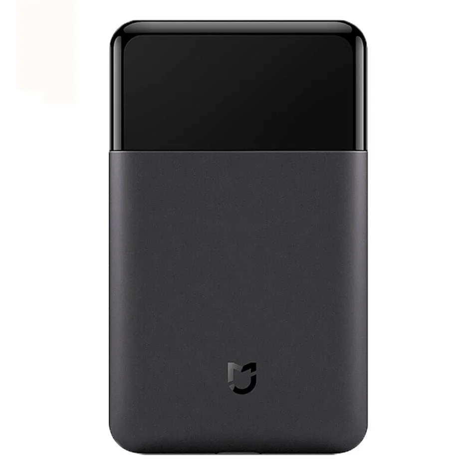 Xiaomi Mijia электробритва Мини Портативная бритва для бритья лица Япония стальная режущая головка металлический корпус с usb type-C батареей - Цвет: Черный