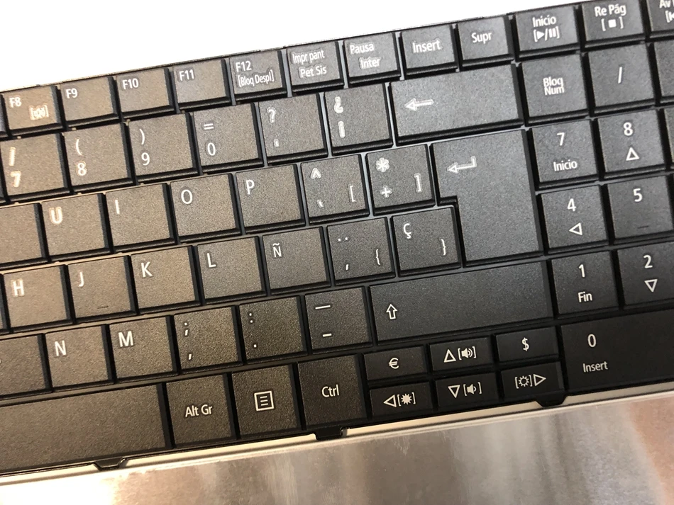 Испанская и немецкая клавиатура для ноутбука Acer Aspire E1 571G 521 531 571 531G черный SP GR