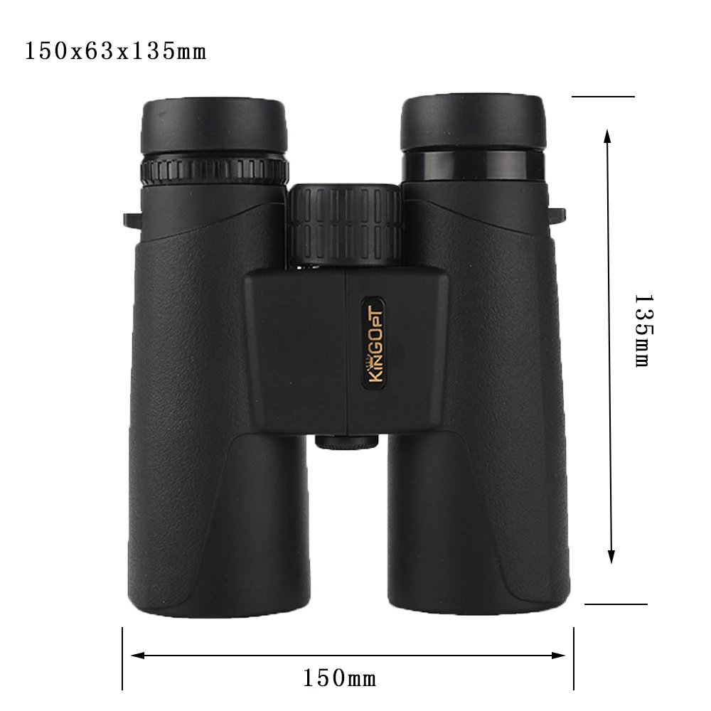 KINGOPT широкоугольный мощный бинокль 10x42 zoom hd с ночным видением verrekijker телескоп