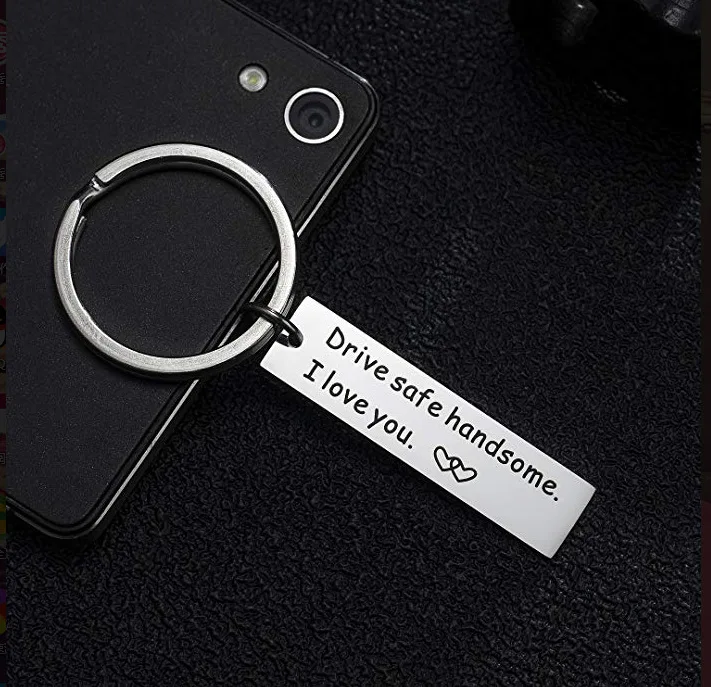 Drive safe красивый я люблю тебя брелок подарок для бойфренда юбилей подарок на день Святого Валентина Свадебный сувенир чулок