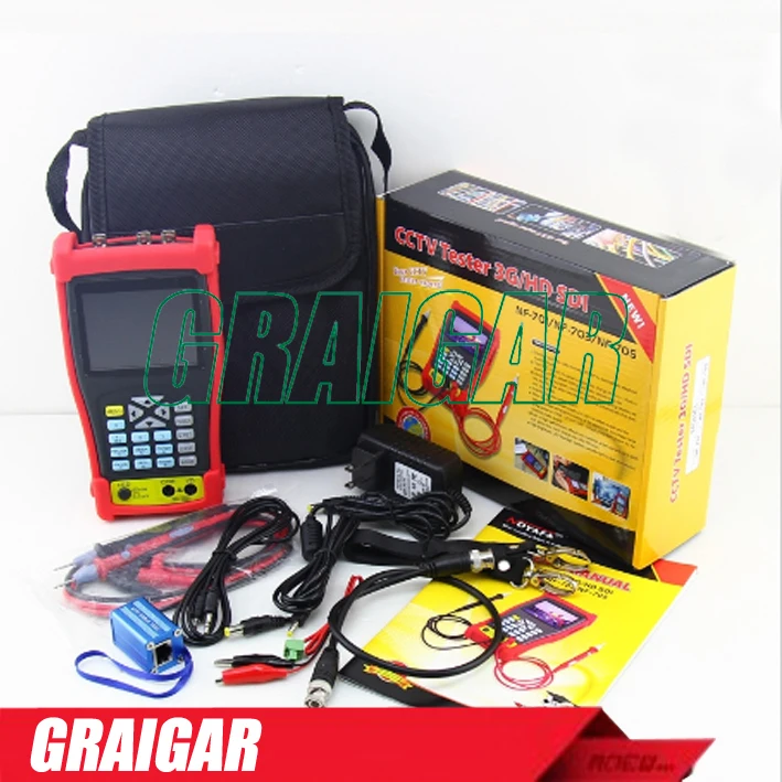 

NF-705 NOYAFA BRAND 3.5" Inch TFT-LCD Monitor CCTV Security Surveillance Camera Tester Video PTZ UTP RS485 Audio