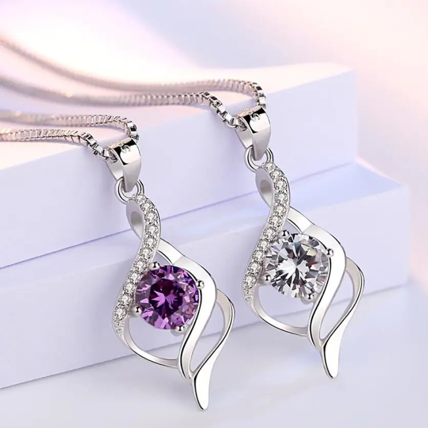Fashion zircon feminine rotating ballet pendant necklace female models | Украшения и аксессуары