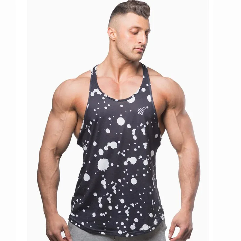 GYMNORTH Camo майка мужская с 3D принтом Canotta бодибилдинг одежда 2018 для фитнеса без