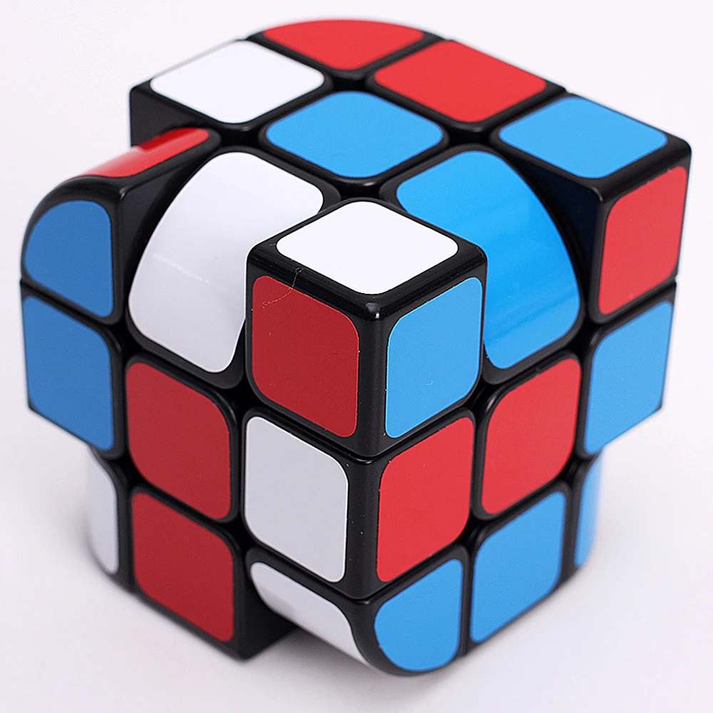 Магический куб 3x3x3 наклейки головоломка игрушки для детей 3*3 на 3 трехслойный Cubo