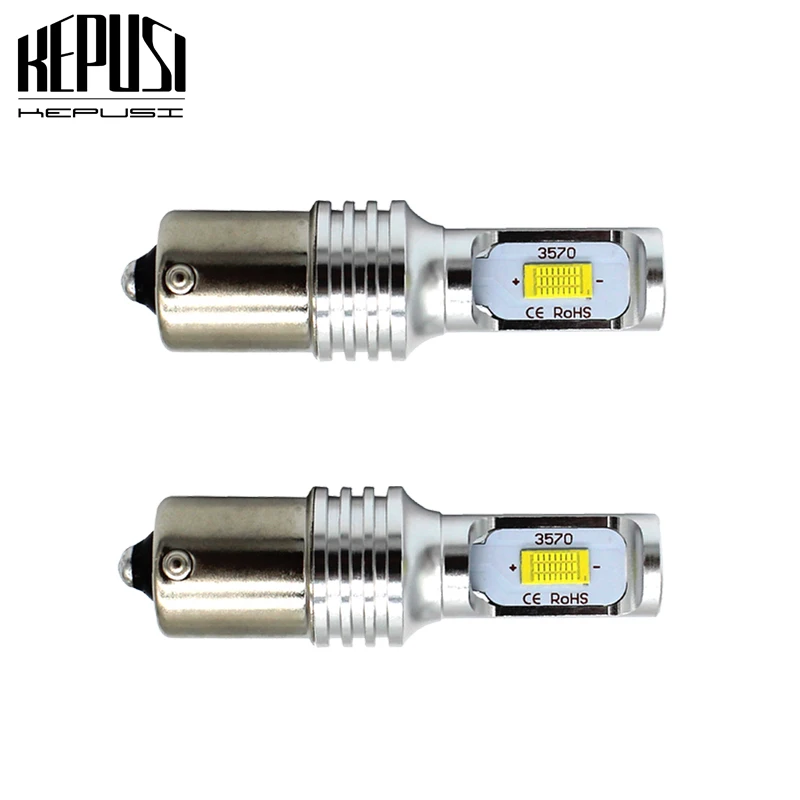 

2x 1156 High Power Car LED Rear Reversing Tail Bulb signal light backup lamp sourcing white 72W 12V 24V Canbus P21W BA15S