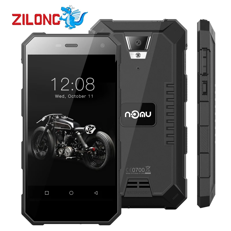 Ному S10 IP68 Водонепроницаемый 5 0 дюймов Android 6 смартфон 5000 мАч 720*1280 MTK6737T 4 ядра 2 ГБ