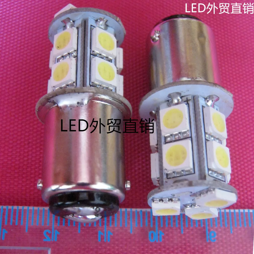 Сигнальная сигнальная лампа 12V24V30V5WLED13 a с двойным контактом байонетная 20 B15|signal