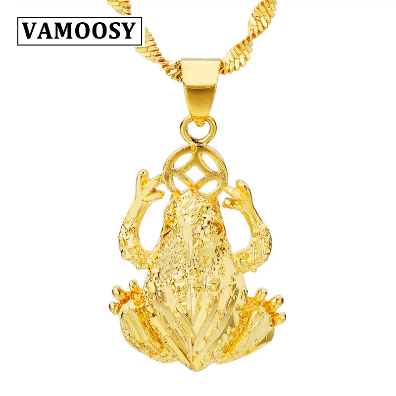 VAMOOSY 2018 лидер продаж китайская Лягушка на удачу и блестящие медные Женские