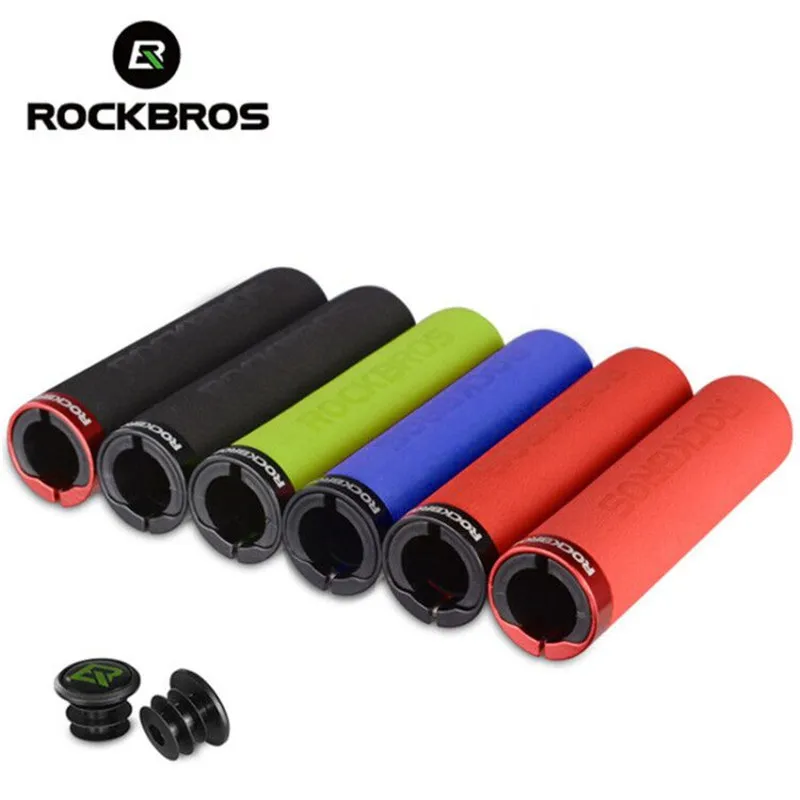 ROCKBROS mtb ручки для руля велосипеда силиконовая губка противоскользящие