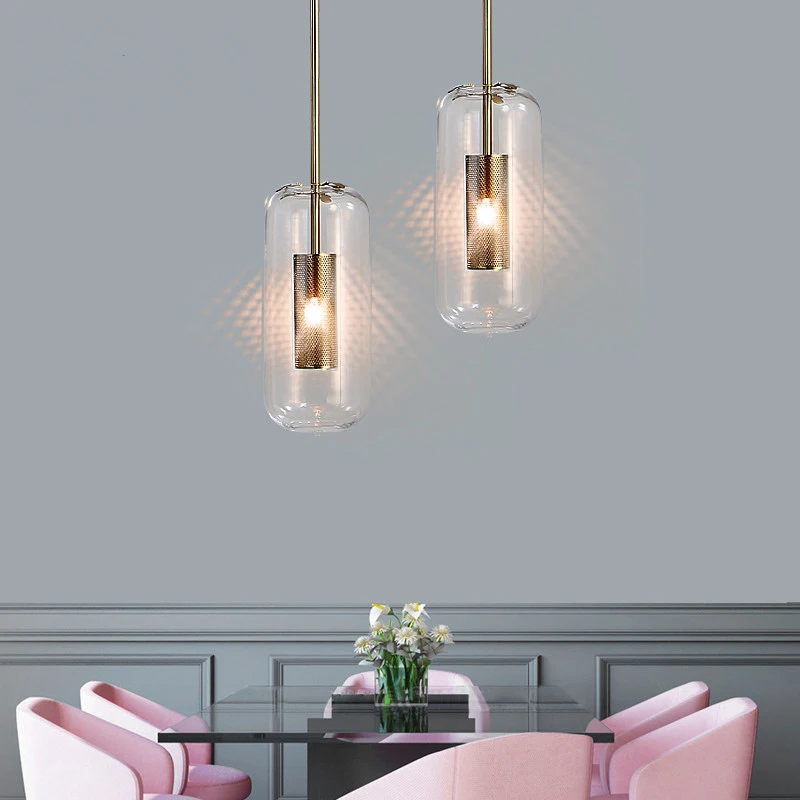 

IKVVT Modern Golden Transparent Glass Wall Lamps TV Background Wall Decor Lamp For Living Room Bedroom Lighting Lamps