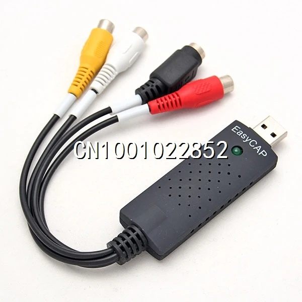 Retail High Quality Easycap USB 2.0 Video TV DVD VHS Capture Adapter For Win7 XP free shipping | Безопасность и защита