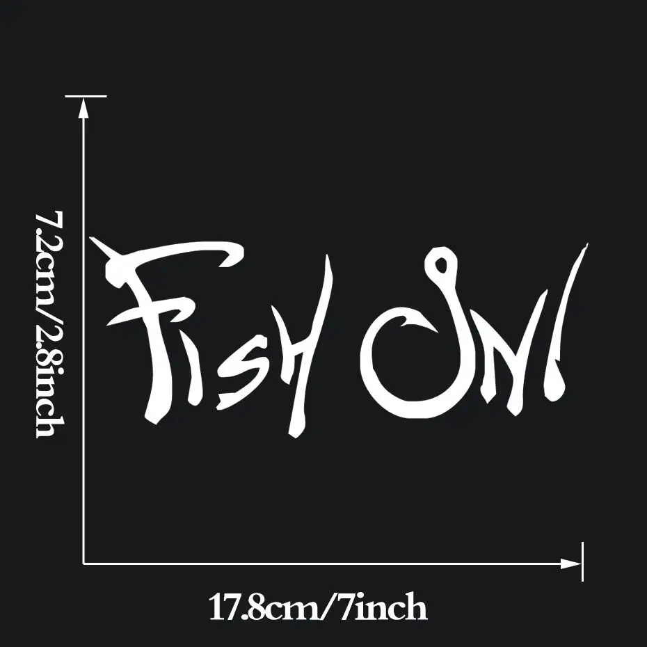 Наклейка в виде рыбы Виниловая наклейка автомобиль грузовик окно лодка каяк