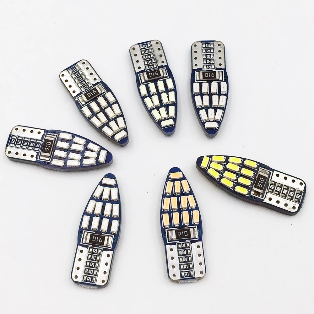 

YSY 10 шт. Новое поступление T10 W5W 3014 SMD 26 LED Canbus лампа для чтения белый/синий/красный/желтый/зеленый/холодный синий/розовый