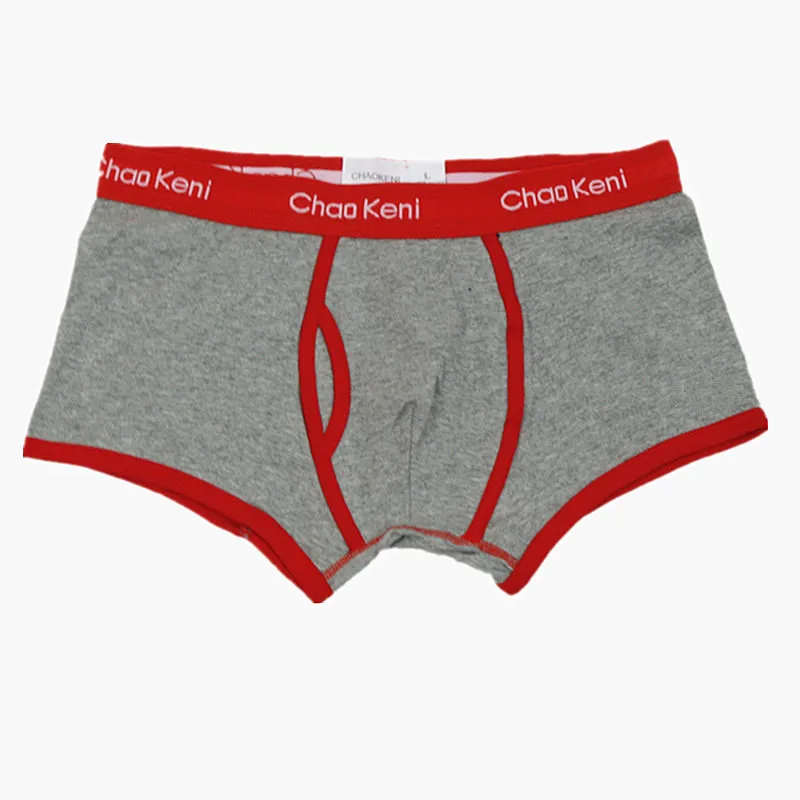 5 шт./лот Хлопок Нижнее Белье мужская Боксер Мальчик Боксеры с пакетом нижнее