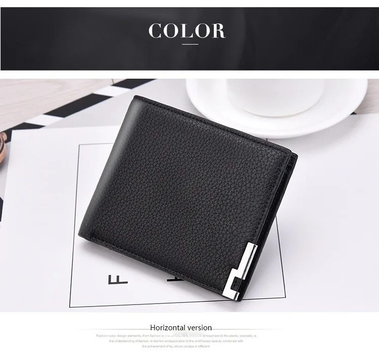 Мужской тонкий кошелек billetera hombre erkek cuzdan, маленькие кошельки porte feuille homme, мужской кошелек carteira masculina, мужской кошелек