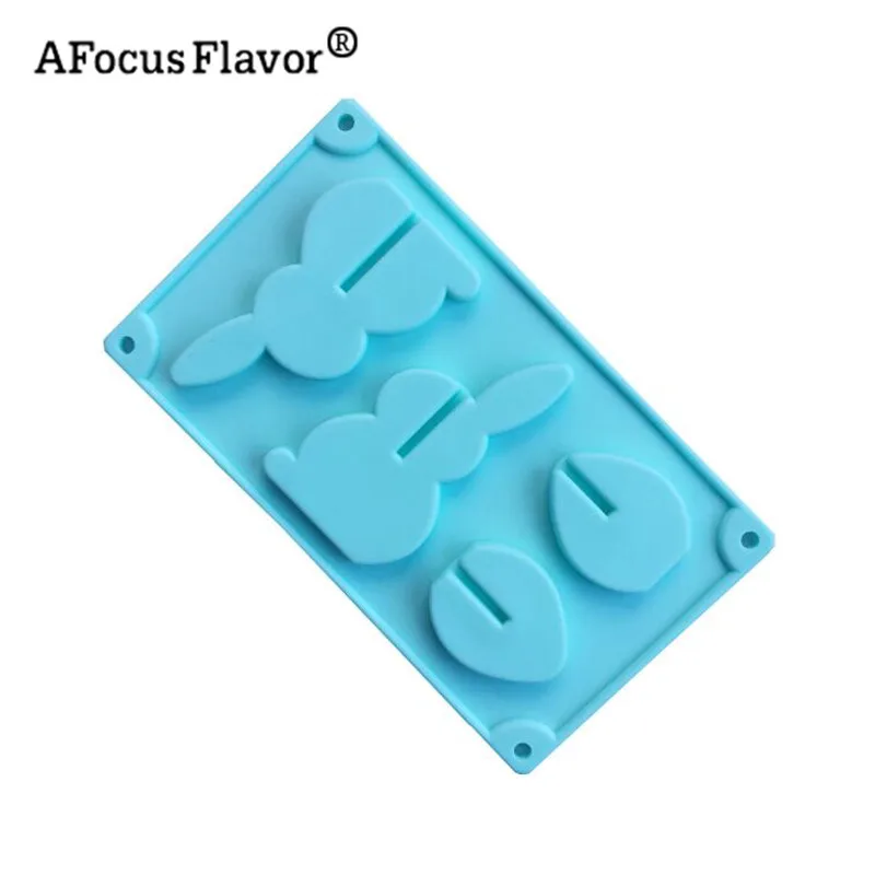 1 шт. ручная работа силиконовая форма в виде кролика желе Шоколадное Мыло DIY