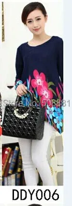 Платье нет свободного покроя винтажный зима 20 цветов! Феникс принт для женщины