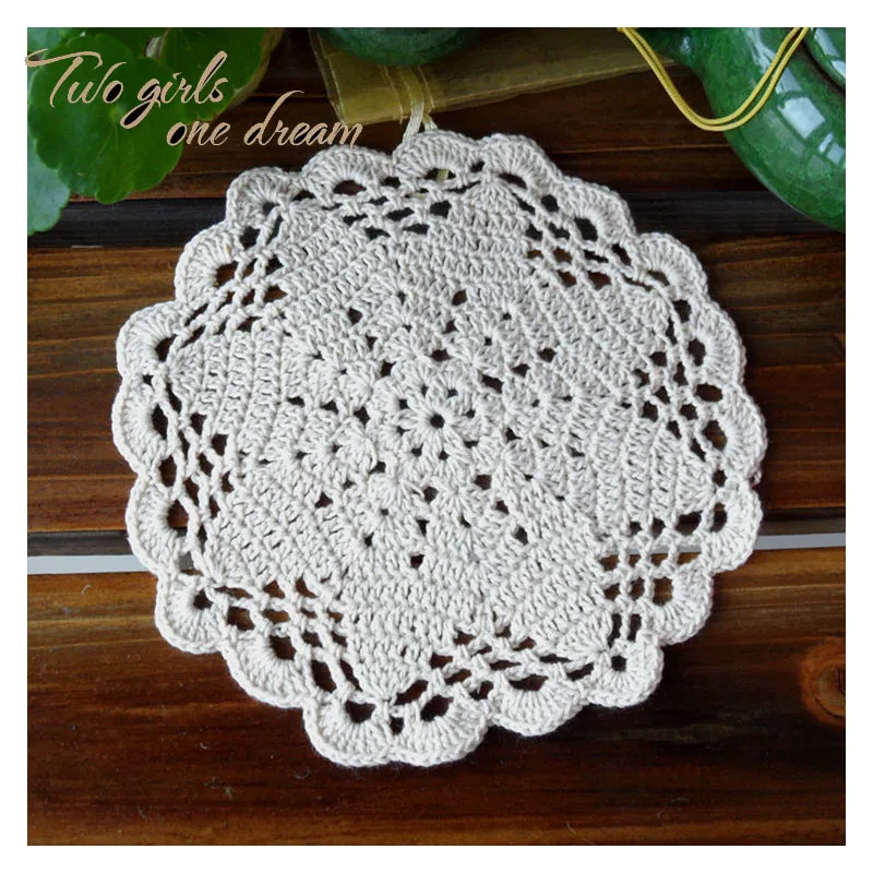 Подставки для напитков ручной работы 20 шт./лот аксессуары стола стеклянные