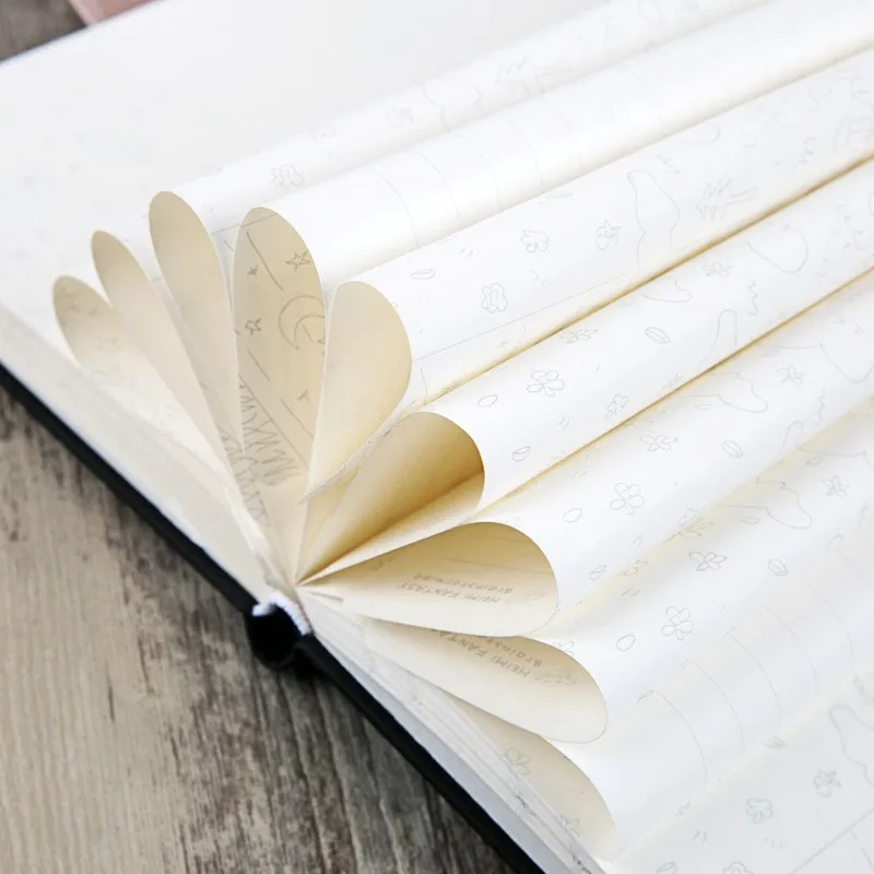 Planner Creative Leather Notebook Hand Book Cute Japanese Stationery Blank Soft Cover Cartoon Diary Agenda School Notepad Gifts |
