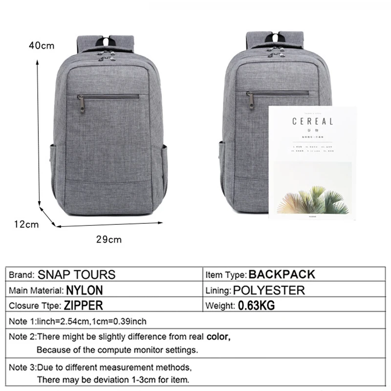 Кнопки туры 2019 нейлоновая ткань путешествия рюкзак для Для мужчин Повседневное Тетрадь поездки мужской