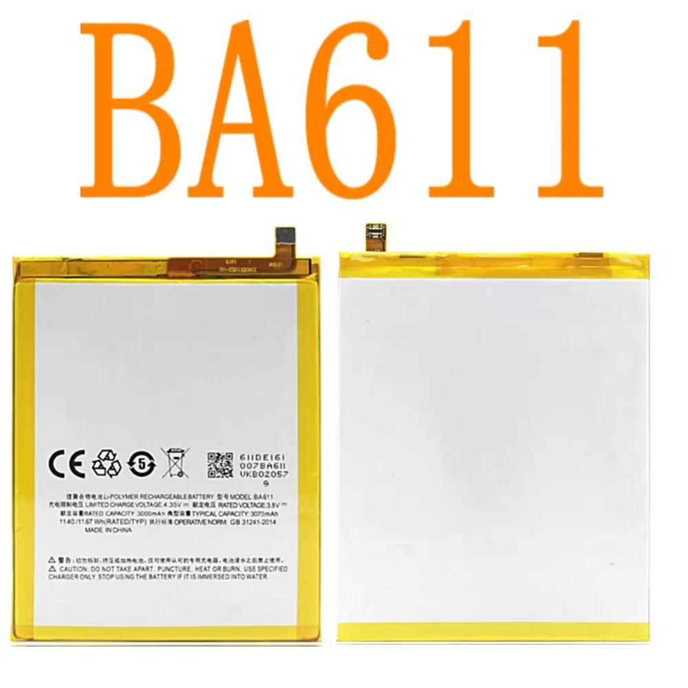 BA611 3070m Высокое качество батарея Замена аккумулятора для смартфона Meizu
