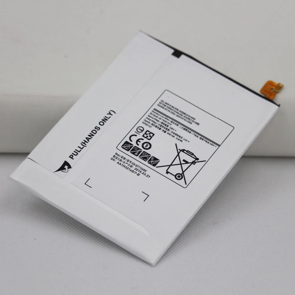 ISUNOO 2 шт./лот 4000 мАч планшет батарея EB-BT710ABE для Samsung Galaxy Tab S2 8 0 T710 T715 T715C SM T713N сменная