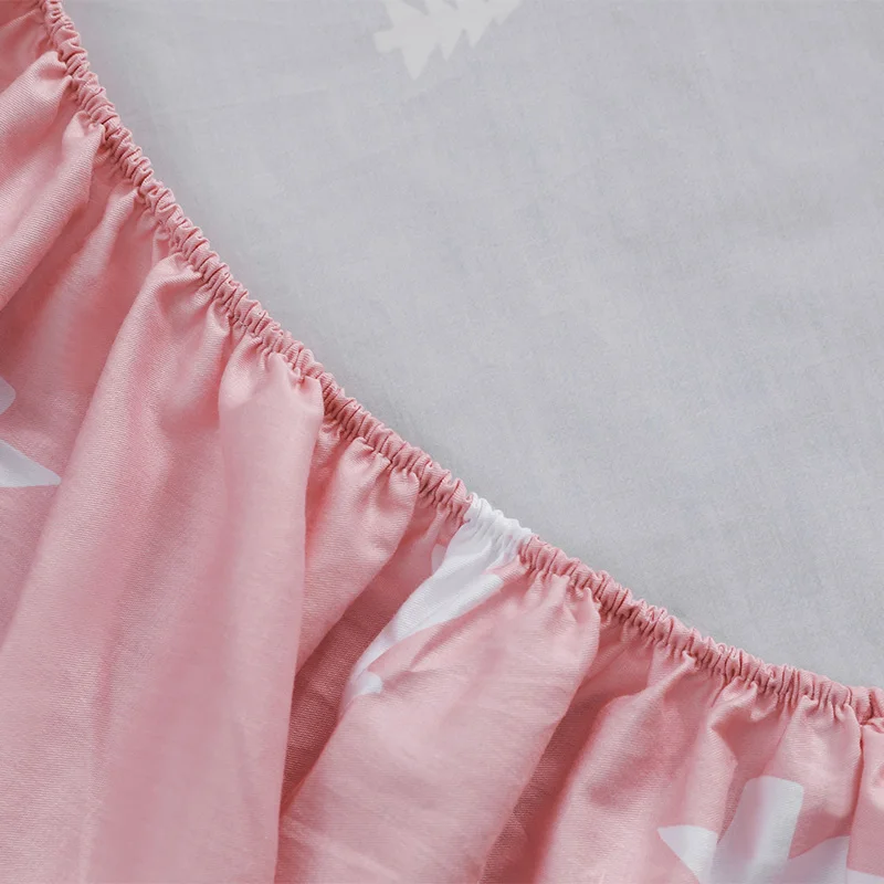 100% хлопок Modren постельное белье с цветочным принтом простыня для матраса просто