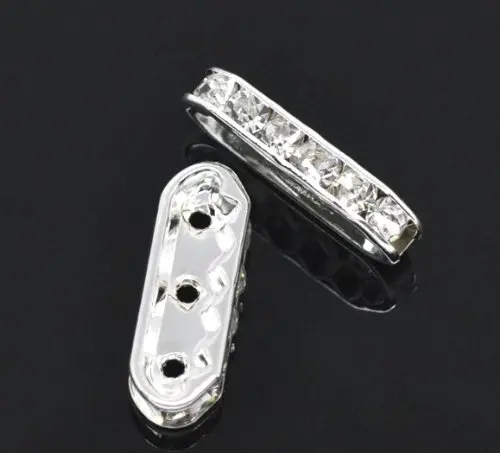 100 шт./компл. DIY Изготовление ювелирных изделий серебристые золотые стразы 3