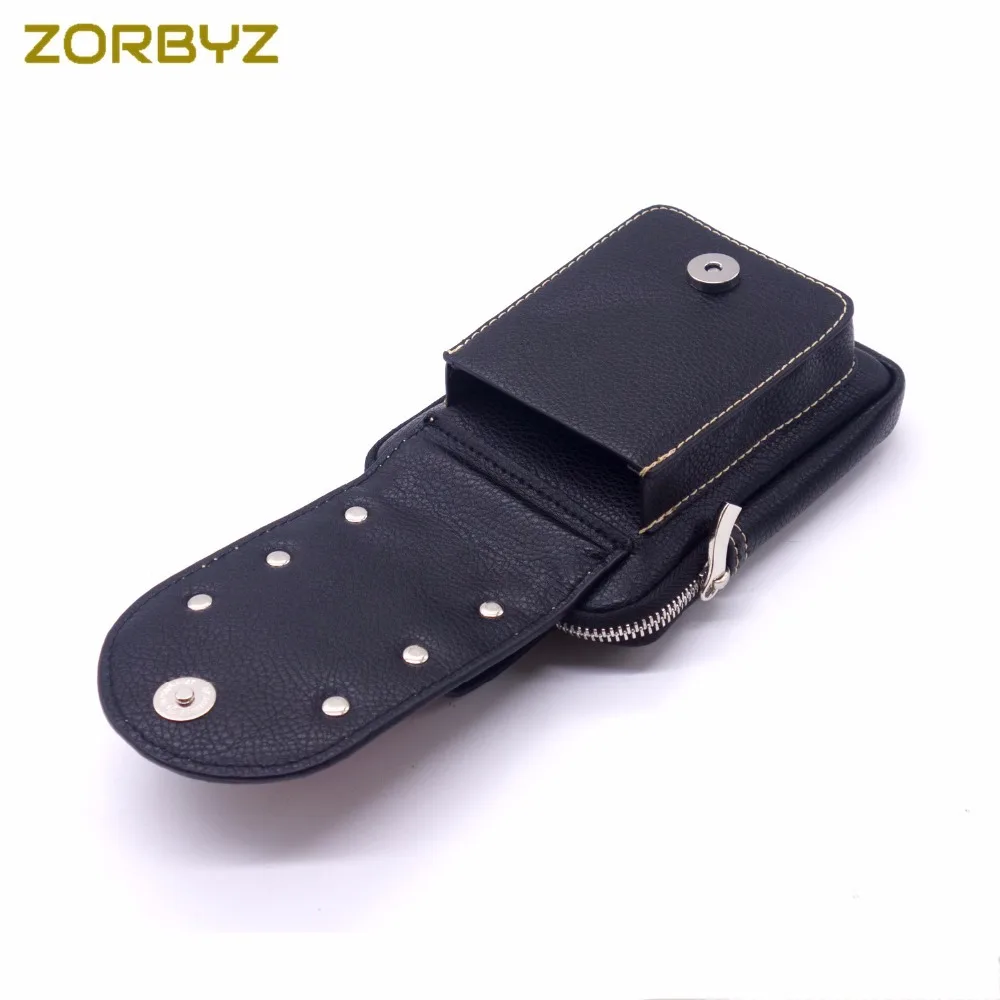 ZORBYZ мотоциклетная сумка с ремнем из искусственной кожи поясная кобура сумочка
