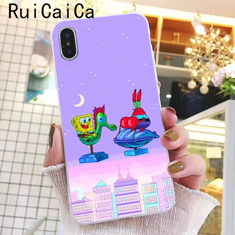 Ruicaica милый детский ТПУ чехол для телефона, чехол для iPhone 5 5Sx 6 7 7plus 8 8Plus X XS MAX XR Fundas Capa - Цвет: A10