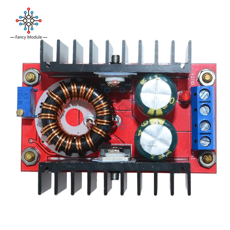 10V-32V шаг вверх до 35 в-60 в 120W Напряжение DC-DC преобразователь Повышающий Модуль