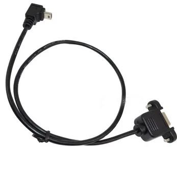 Вздернутый 90 degreedeg USB mini 5Pin revolution B мастер ремень соединительный кабель панели |