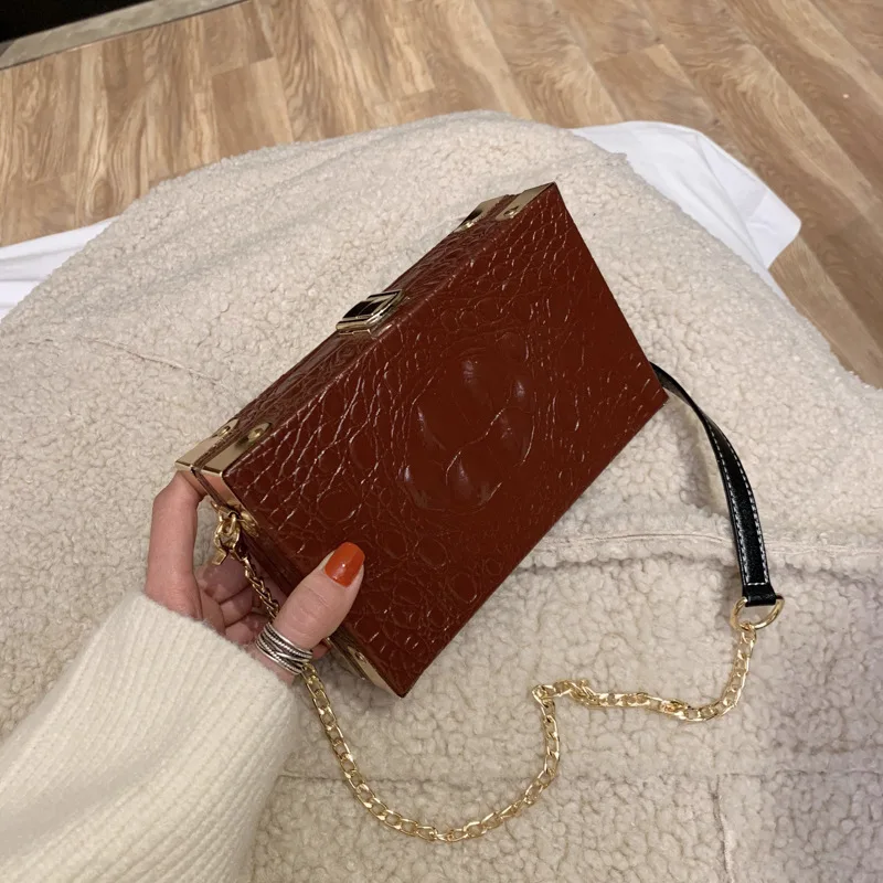 Сумка-мессенджер из крокодила и кожи аллигатора оригинальная женская сумка