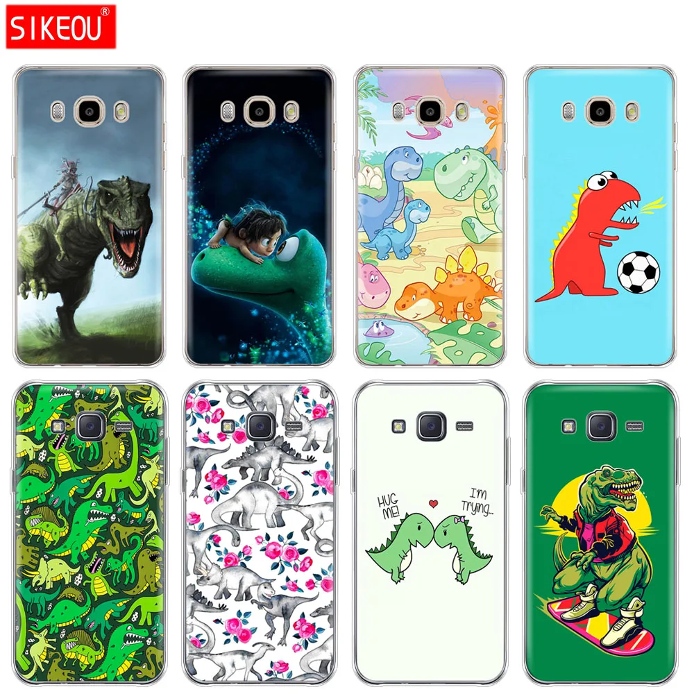 Силиконовый чехол для телефона Samsung Galaxy J1 J2 J3 J5 J7 MINI 2016 2015 prime Animal Dinosaur|Бамперы| |