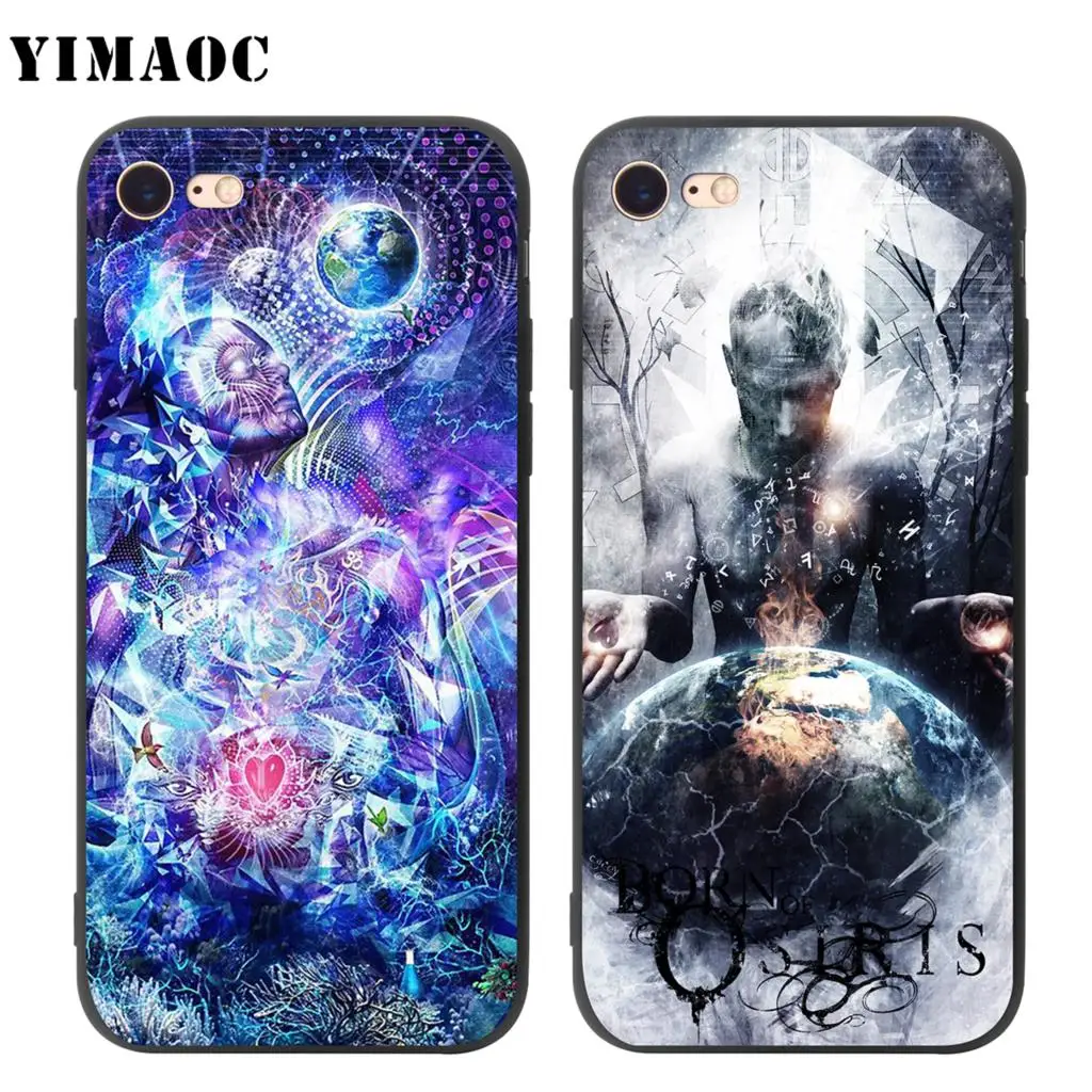 Мягкий чехол YIMAOC Born of Osiris для Apple iPhone SE 2020 5 детской модели 6 6s 7 8 Plus XR X Xs 11 12 Pro Max mini |
