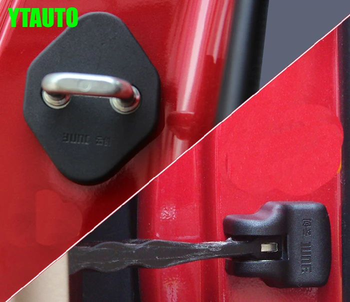 

8 шт./лот пластиковый Автомобильный Дверной замок и дверной замок, водонепроницаемый протектор для TOYOTA Corolla 2014 YT-72106