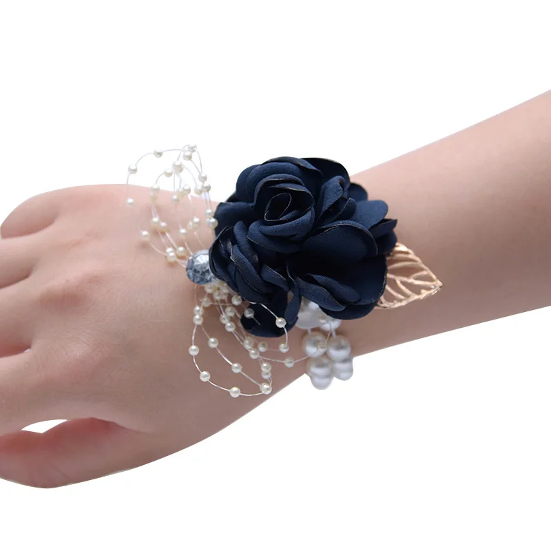 Hot Bridesmaid Sisters Wrist Flower Rose Rhinestone Hand Classic Pearl Bracelet LSK99 | Дом и сад