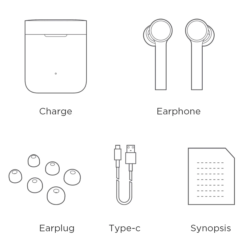 Оригинальные Xiaomi Mi наушники Air Bluetooth беспроводные наушники сенсорное управление с зарядным устройством беспроводная гарнитура AirDots Pro