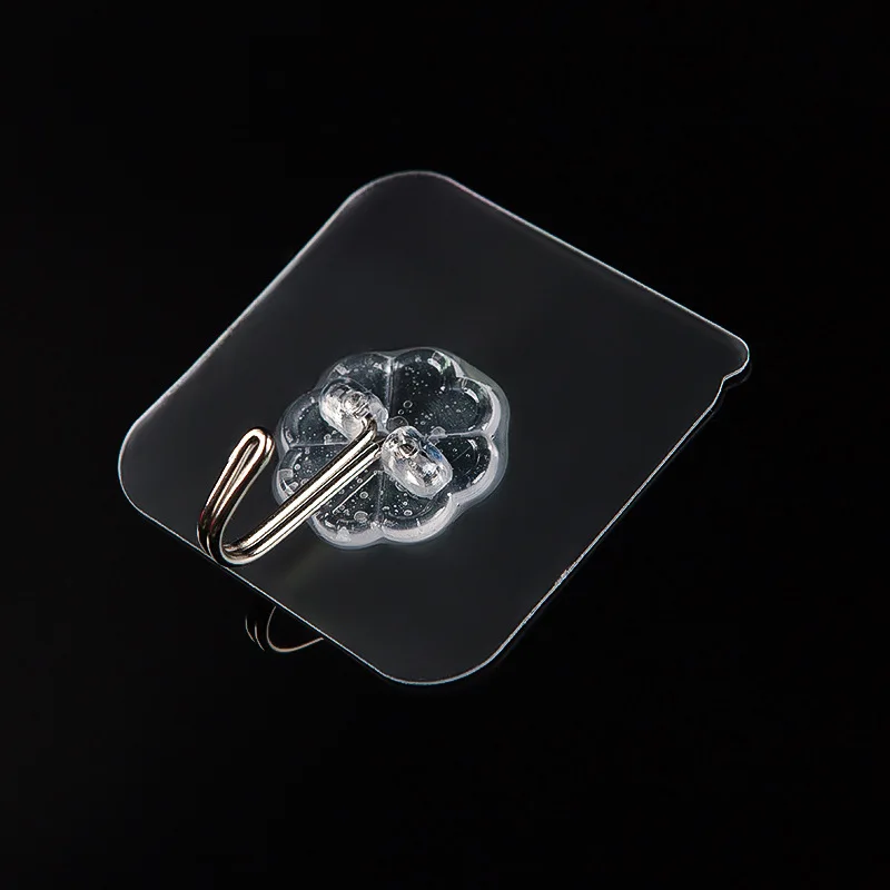 Transparent SRJ 5 шт. стены петли подвесные прозрачный сильная присоска для полотенец, на присоске, крючки, станок для Кухня для ванных и туалетных комнат крючки для хранения - Цвет: Transparent