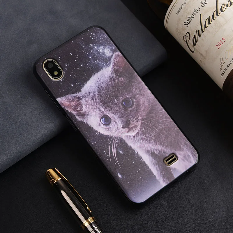 Силиконовый чехол для Prestigio Wize Q3 мягкий телефона задняя крышка из ТПУ защитный