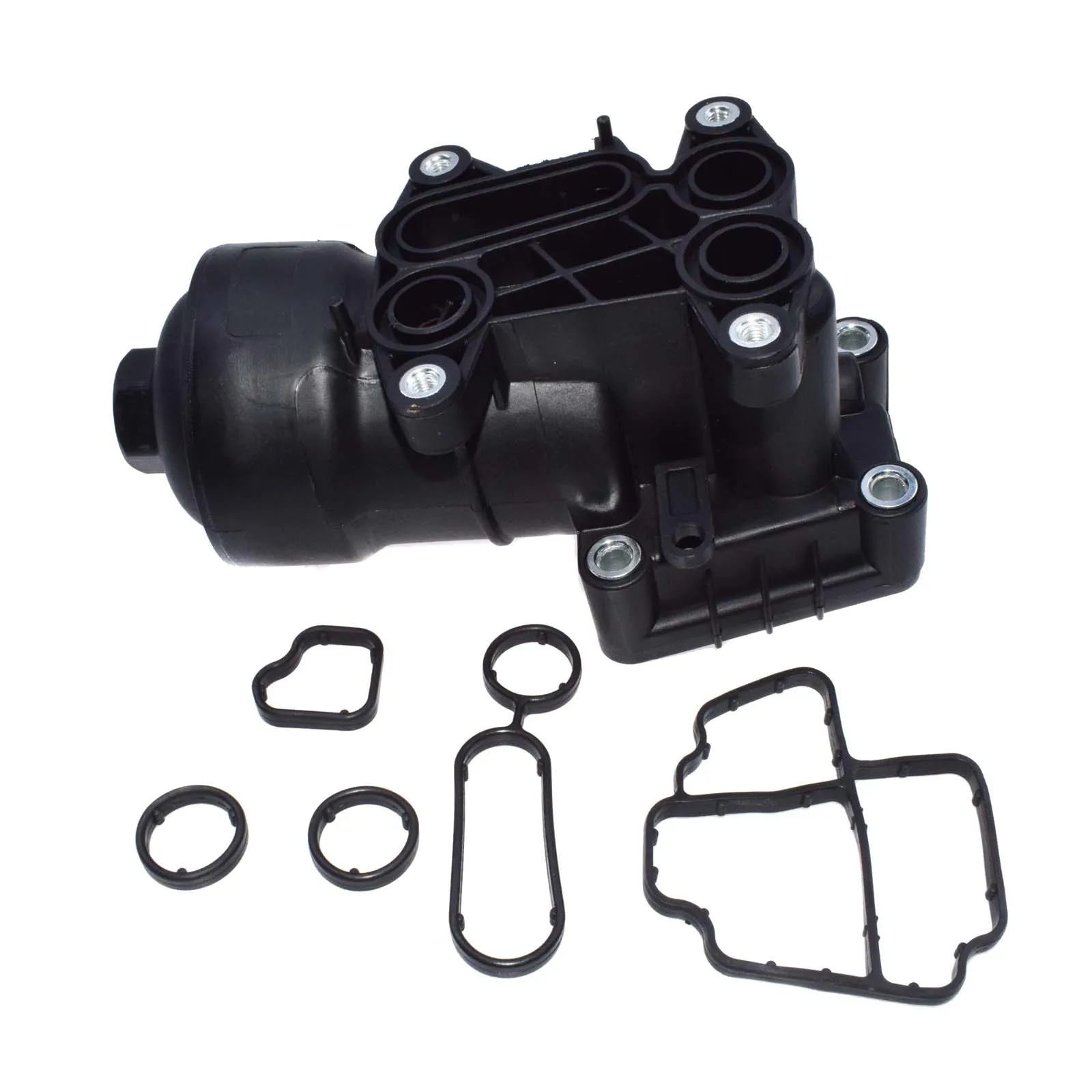 WOLFIGO 03L 115 389 B/C/G/H масляный фильтр в сборе для AUDI A3 A4 VW SEAT SKODA 1,6 2,0 TDI VW 03L 115 389 B VW 03L 115 389 C - Цвет: Oil filter Housing