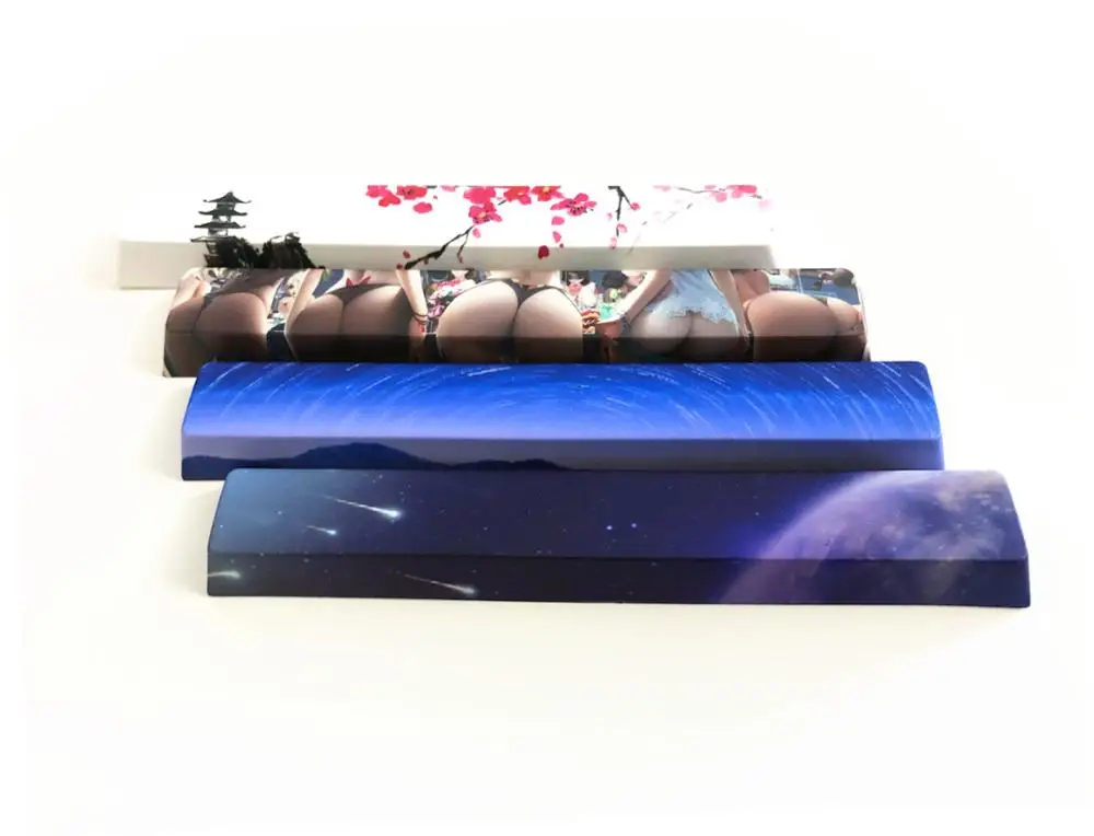 6.25X толстый pbt краситель подложка Spacebar Keycap Вишневый профиль колпачки 6.25U для вишни
