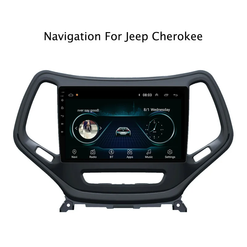 10 1 &quot2.5D ips Android 8 автомобиля DVD gps плеер для Jeep Cherokee 2014 2015 2016 2017 Автомобиль Радио