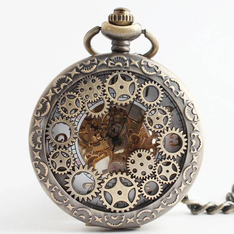 Механические карманные часы на цепочке для мужчин и женщин|pocket watch fob|mechanical pocket